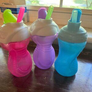 Munchkin 9oz Toddler click-lock Sippy Cups (3 pack)